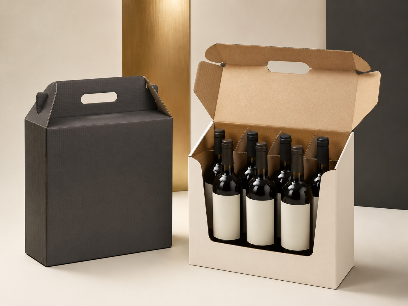 Corrugated Box with Handle