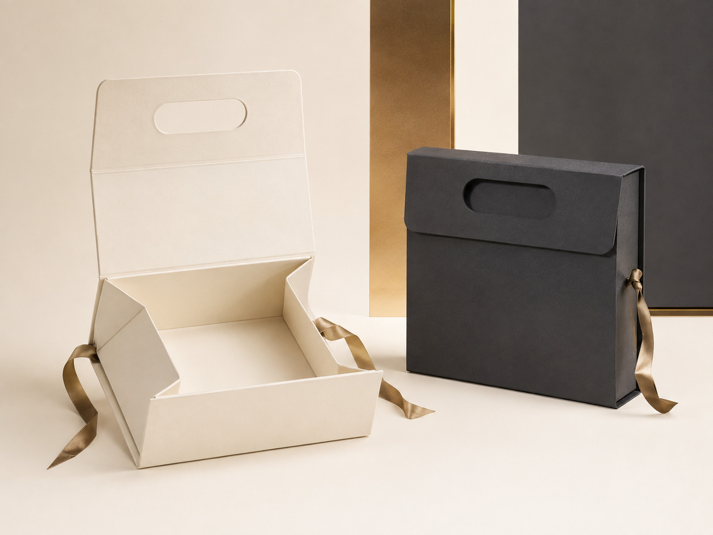 Folding Gift Box with Handle