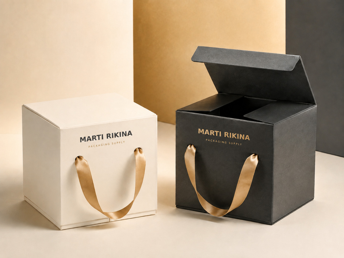 Ribbon-Handle Retail Box