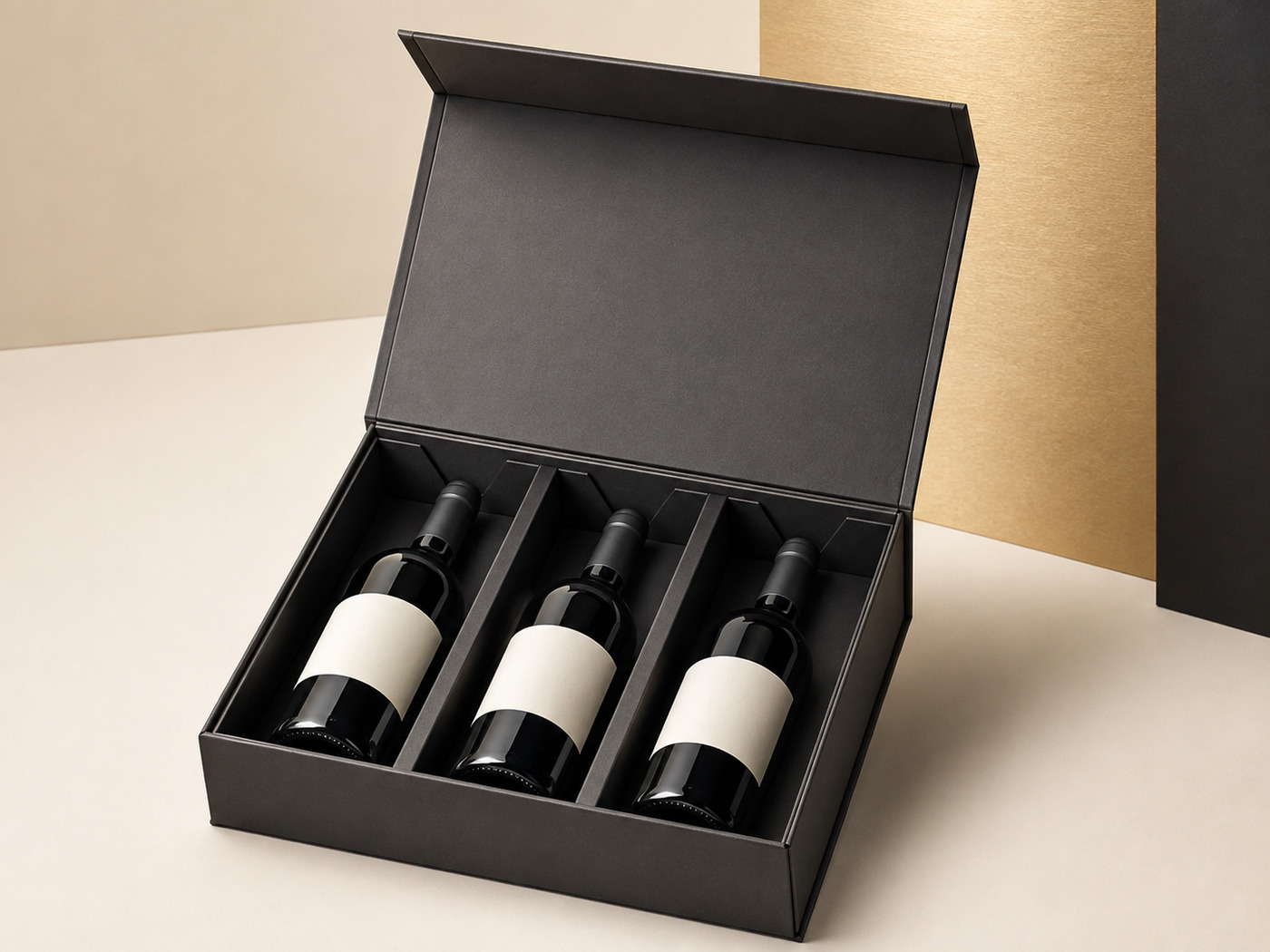 Three-Bottle Wine Box