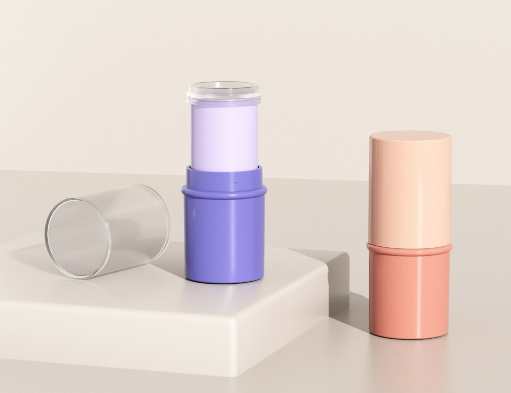 Premium transparent cosmetic stick containers