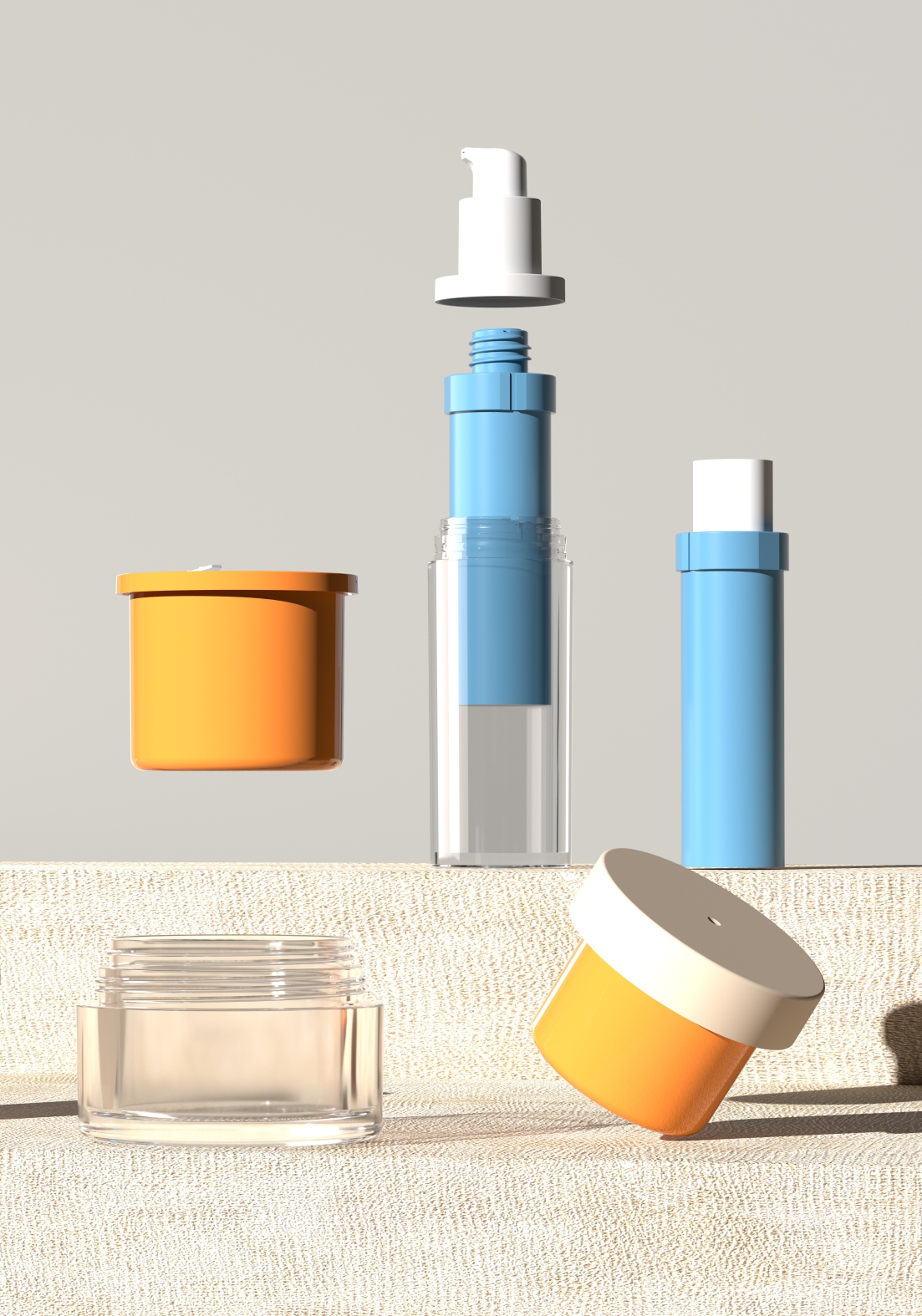 Cosmetic packaging sourcing and supply coordination